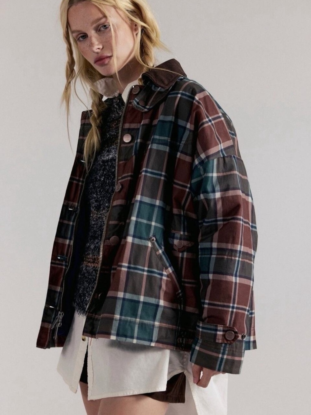 Free People We The Free Cori Wax Printed Jacket